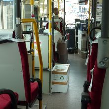 お魚も一緒に旅をします。途中で積み込まれました。