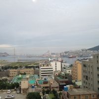 窓からの景色　広安大橋が見えます