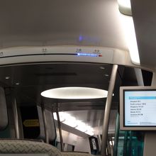 車内はとても綺麗でした