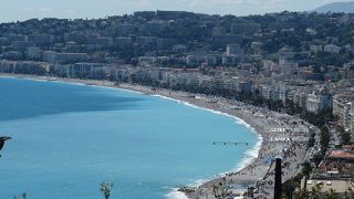 ニースが一望できます