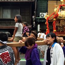 祭礼のお神輿