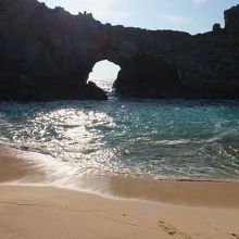 南海の孤島の自然風景