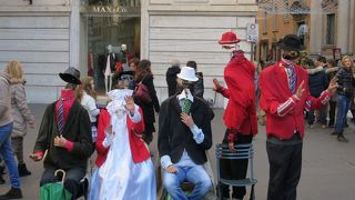 ローマのブランド街