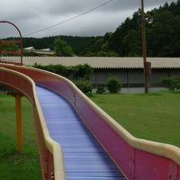 大人気だったローラー滑り台