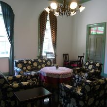 室内です。調度品が素敵です。