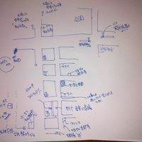 手書きですまぬが、一通りの地図