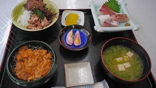 ここの生うに丼定食は最高！おすすめ！絶対食べるべき！