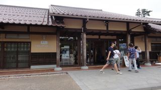 石見銀山観光前のビジターセンター