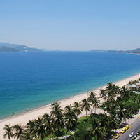 ベランダから見えるニャチャンビーチ☆彡