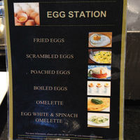朝食のＥＧＧ　ＳＴＡＴＩＯＮメニュー。