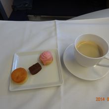 プティフールとコーヒー