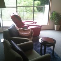 マッサージチェアーも備え付けてあり大満足！