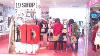 渋谷パルコの１Dショップ