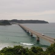 角島の壮大な橋