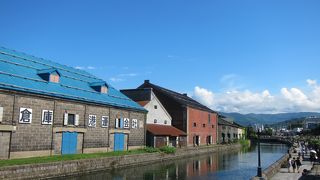 小樽運河の風景のアクセント
