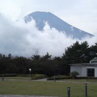 ホテルの庭から