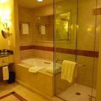 シャワーブースがバスタブとは別にありました