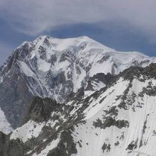 トリノ小屋からのモンブラン