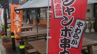 小さなパーキングエリアですが吉野家もある