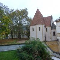 ホテルの前の景色です