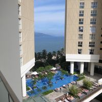 ６１８号室からのながめ　ちょっと残念