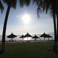 気持ちええ　ホテル前の海