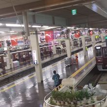 席からの眺め。