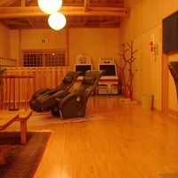 大浴場前のレストスペース