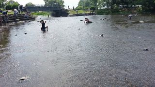 水遊びがたくさんできます