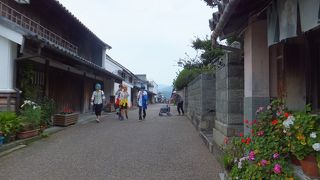 江戸時代を体験できる、素敵な通りです。