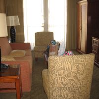 ベッドにする前のソファ