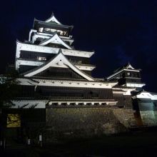 夜の熊本城