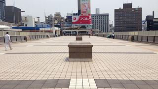 ＪＲの線路の歩道橋です