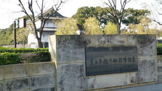 花壇と噴水がマッチング！