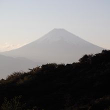 富士山が見えます