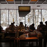 朝食はバイキング