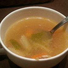 ミネストローネもやさしいお味