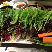 大量の野菜