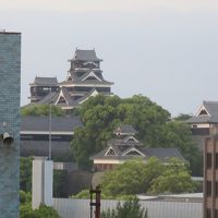 部屋から見えた熊本城