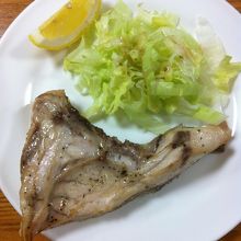 ぶりかまの塩焼き