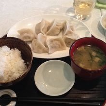 水餃子定食