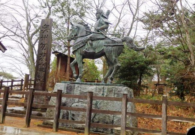 桜の名所としても知られる勿来の関公園の展望台