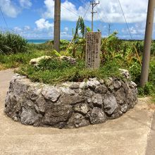 節さだめ石、全体像。