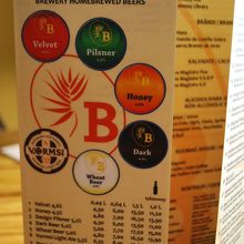 メニューの写真です