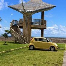 マンタの展望台。