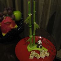 お菓子入れもパンダでした。