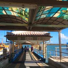 石垣島離島ターミナルの７・８番乗船口、石垣島ドリーム観光乗場