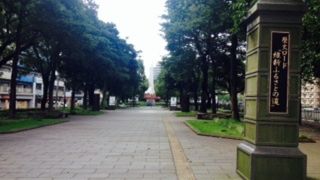 散歩が楽しい川沿いの道