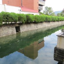 西側から見た高瀬川一之船入。