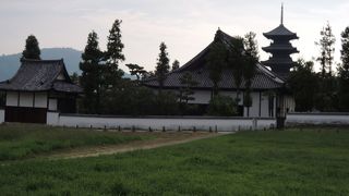 五重塔がすばらしい景観をだしています